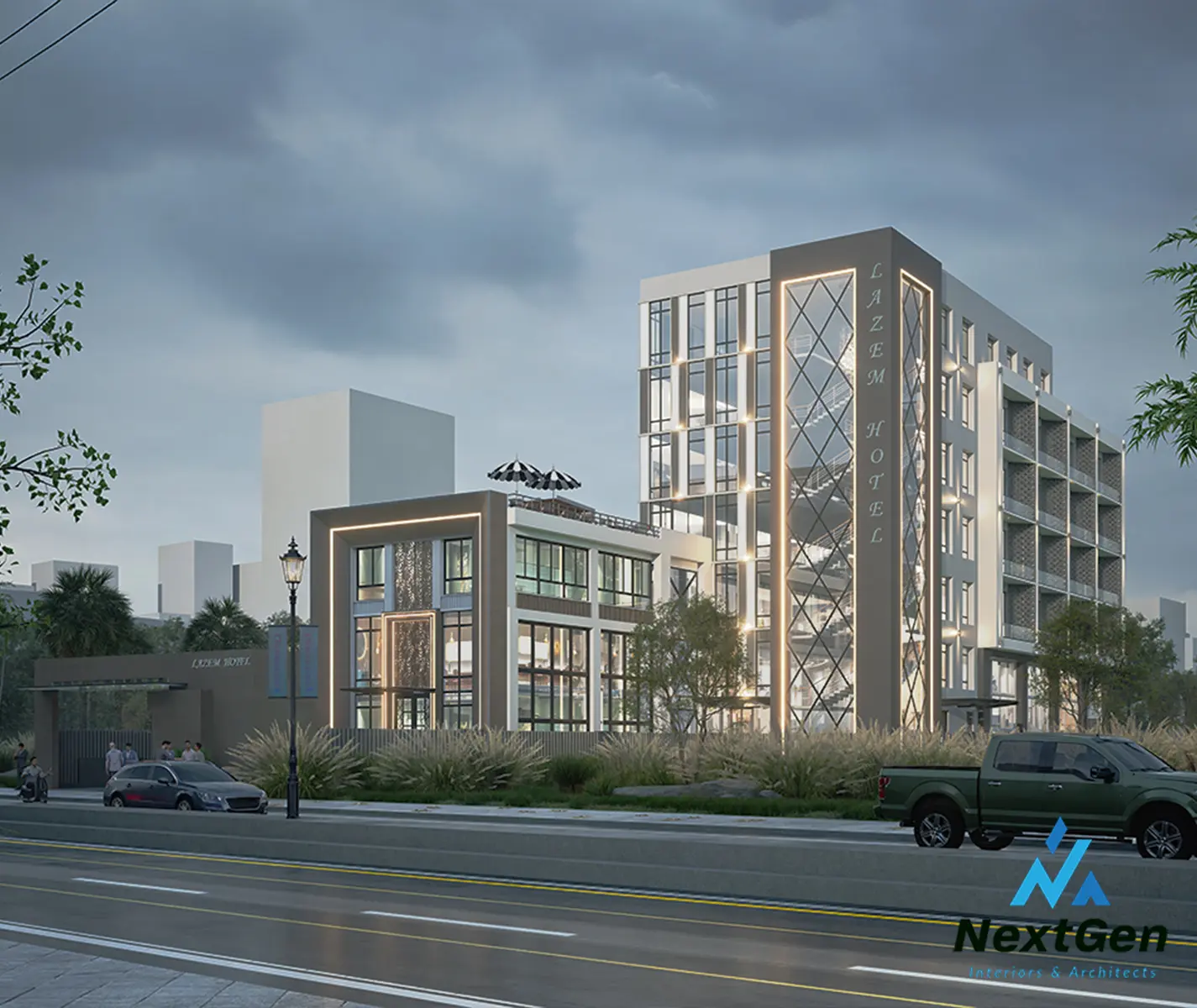 Lazeem Hotel - interiors design - nextgen